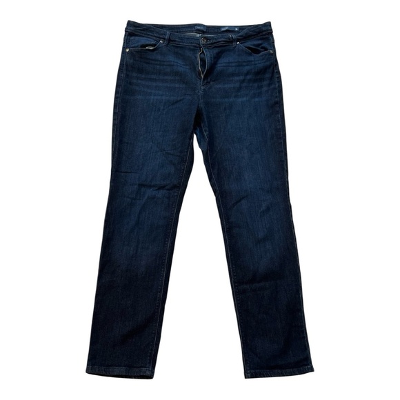 J. Jill Denim - 🌸2/$20 J. Jill Dark Indigo Straight-Leg High Rise Jeans- Size 16